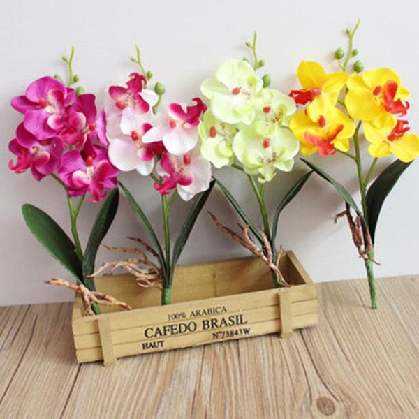 phalaenopsis artificial flower set decoration living room furnishing silk decorative flowers & wreaths
phalaenopsis artificial flower set decoration living room furnishing silk decorative flowers & wreaths