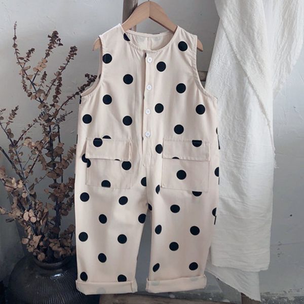 summer children's jumpsuit fashion baby clothes girl casual overalls polka dot loose sleeveless 210515, Blue
summer children's jumpsuit fashion baby clothes girl casual overalls polka dot loose sleeveless 210515, Blue