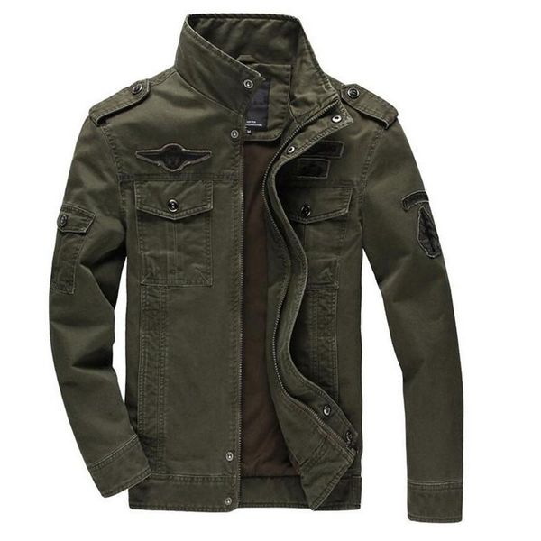 brand army military jacket men spring autumn cotton washed coat multi-pocket pilot bomber tactical flight jackets plus size 6xl men's, Black;brown
brand army military jacket men spring autumn cotton washed coat multi-pocket pilot bomber tactical flight jackets plus size 6xl men's, Black;brown