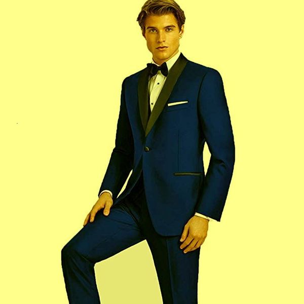 men's suits & blazers style groomsmen navy blue groom tuxedos shawl black satin lapel men wedding man bridegroom (jacket + pants v, White;black
men's suits & blazers style groomsmen navy blue groom tuxedos shawl black satin lapel men wedding man bridegroom (jacket + pants v, White;black