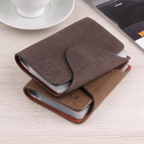 card holders men's and women's frosted holder creative gift can be set multi-card, Brown;gray
card holders men's and women's frosted holder creative gift can be set multi-card, Brown;gray