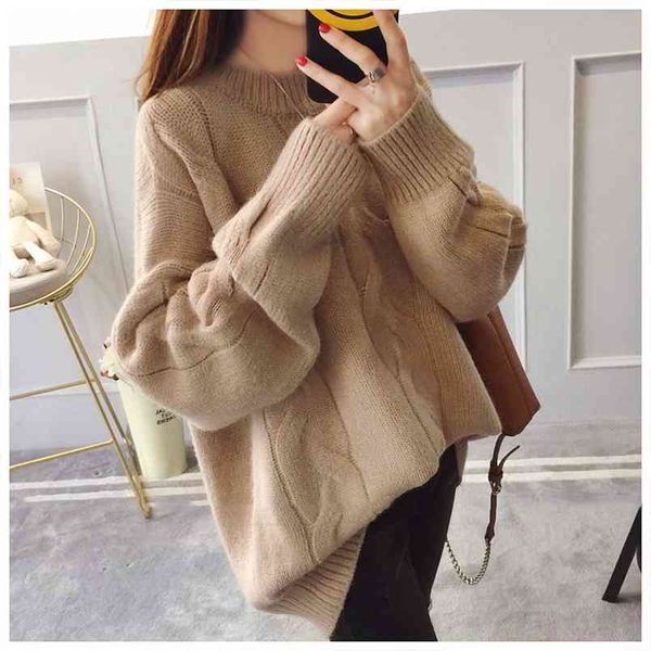 autumn winter women o-neck knitted sweaters solid long sleeve pullover knitting casual 210427, White;black
autumn winter women o-neck knitted sweaters solid long sleeve pullover knitting casual 210427, White;black