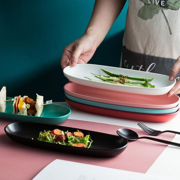 dishes & plates creative oval rectangular ceramic plate household snack cooking sushi el tableware
dishes & plates creative oval rectangular ceramic plate household snack cooking sushi el tableware