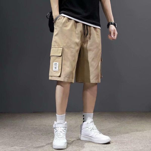 men's shorts 2021 summer hong kong style overalls korean trend 5-point pants wear versatile large casual sports, White;black
men's shorts 2021 summer hong kong style overalls korean trend 5-point pants wear versatile large casual sports, White;black