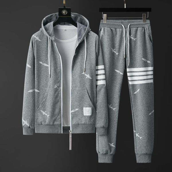 men's tracksuits tracksuit sportswear sets spring autumn casual men 2 piece zipper sweatshirt + sweatpants brand track suit set pl, Gray
men's tracksuits tracksuit sportswear sets spring autumn casual men 2 piece zipper sweatshirt + sweatpants brand track suit set pl, Gray