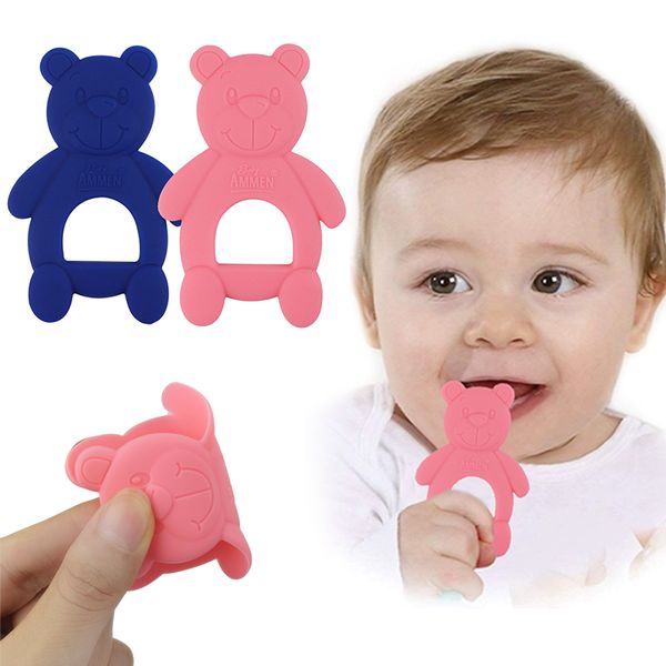3Pieces/LotShipped Within 24 Hours 1pcs Baby Teether Silicone Bear Shape Molar Rod Is Made Of Safe Material Suitable For More Than 6 Months
3Pieces/LotShipped Within 24 Hours 1pcs Baby Teether Silicone Bear Shape Molar Rod Is Made Of Safe Material Suitable For More Than 6 Months