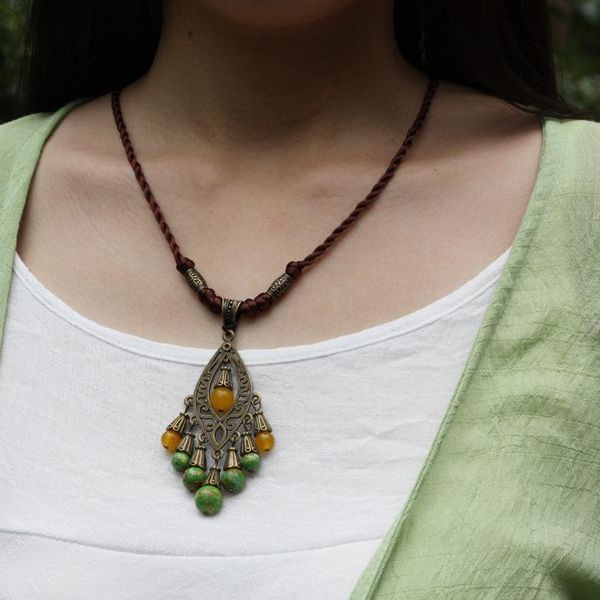 pendant necklaces fashion ethnic necklace vintgae bohemian jewelry sweater green, chinese handmade braided stones, Silver
pendant necklaces fashion ethnic necklace vintgae bohemian jewelry sweater green, chinese handmade braided stones, Silver