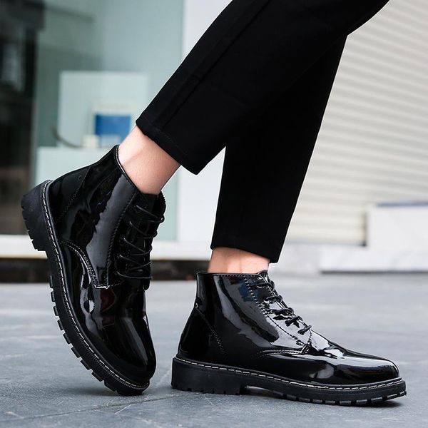 boots leather shoes coturno mens casual summer breathable shoe on causal genuine man hombre fashion snow slip sapatos men, Black
boots leather shoes coturno mens casual summer breathable shoe on causal genuine man hombre fashion snow slip sapatos men, Black