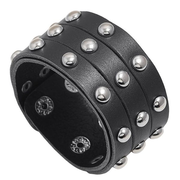 charm bracelets three row cuspidal spikes rivet stud wide cuff pu leather punk gothic rock bracelet men jewelry, Golden;silver
charm bracelets three row cuspidal spikes rivet stud wide cuff pu leather punk gothic rock bracelet men jewelry, Golden;silver