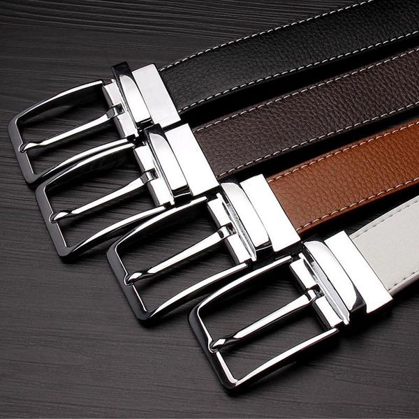 belts men's leather cowhide belt korean version of the trendy business with rotating pin buckle designer trousers, Black;brown
belts men's leather cowhide belt korean version of the trendy business with rotating pin buckle designer trousers, Black;brown