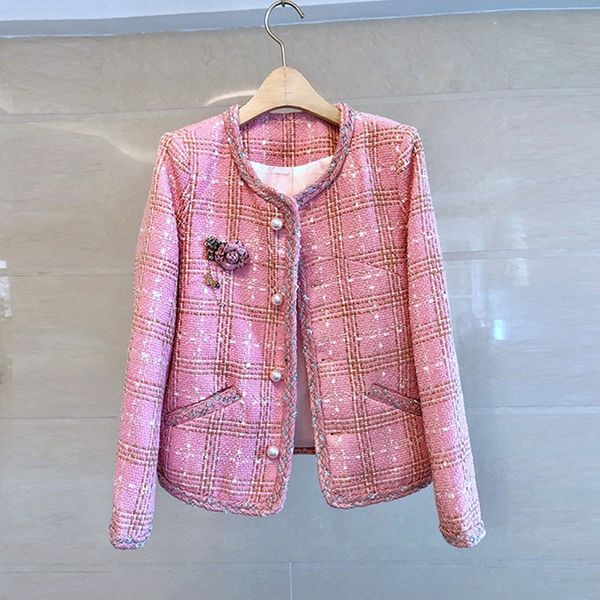 skirts 2021 autumn chic elegant lady plaid tweed warm coat women's fashion-neck pearls buttons c236 jackets, Black
skirts 2021 autumn chic elegant lady plaid tweed warm coat women's fashion-neck pearls buttons c236 jackets, Black