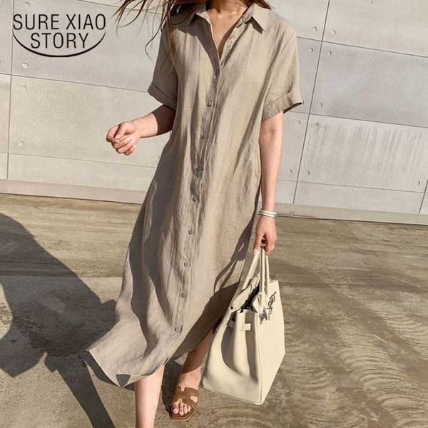 simple casual loose lapel women shirt dress spring summer single-breasted lace-up short sleeve female dress robe femme 9948 210528, Black;gray
simple casual loose lapel women shirt dress spring summer single-breasted lace-up short sleeve female dress robe femme 9948 210528, Black;gray