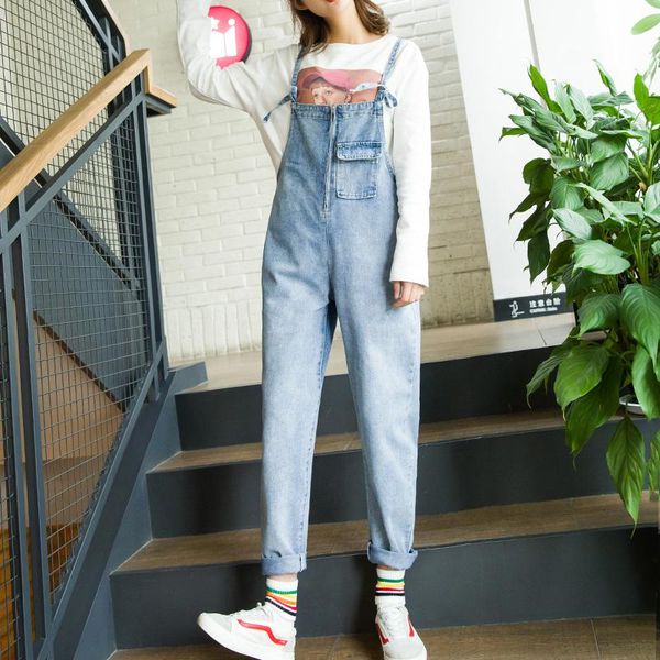 women's jumpsuits & rompers fashion women denim jumpsuit ladies loose jeans female casual overall playsuit with pocket pants, Black;white
women's jumpsuits & rompers fashion women denim jumpsuit ladies loose jeans female casual overall playsuit with pocket pants, Black;white