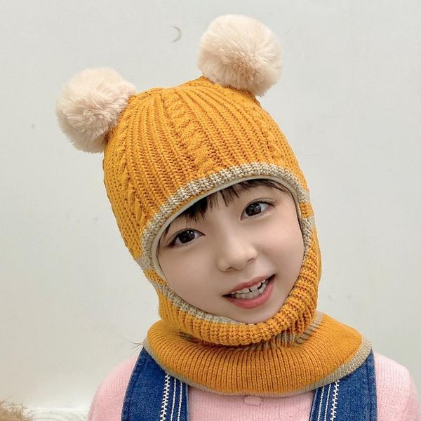 caps & hats baby boy hat for girls winter knit kids beanie scarf with solid warm velvet lining one-piece cap children's, Yellow
caps & hats baby boy hat for girls winter knit kids beanie scarf with solid warm velvet lining one-piece cap children's, Yellow