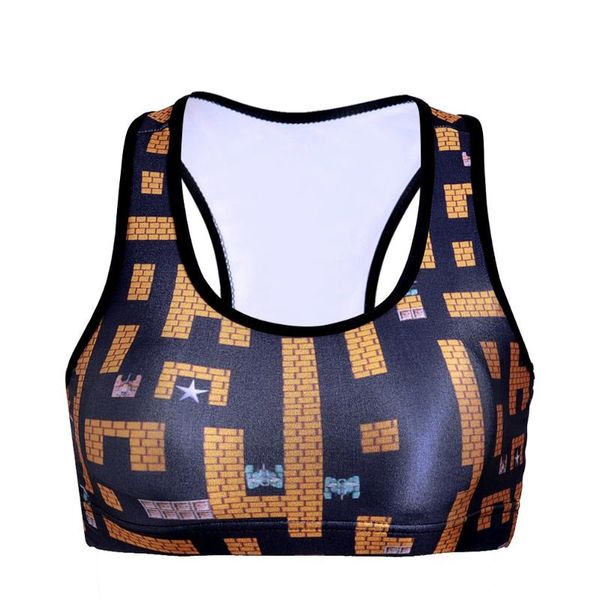 women's tanks & camis classic game tank battle digital printing fashion retail no rims sports bra small back heart ssb-0070, White
women's tanks & camis classic game tank battle digital printing fashion retail no rims sports bra small back heart ssb-0070, White