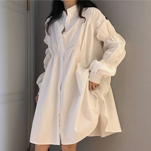 dress woman dresses stand lantern sleeve asymmetrical white irregular loose leisure women 2021 korean casual mini robe jj3j, Black;gray
dress woman dresses stand lantern sleeve asymmetrical white irregular loose leisure women 2021 korean casual mini robe jj3j, Black;gray