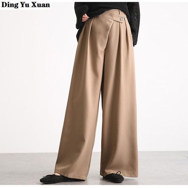 women's pants & capris woman palazzo loose fit trousers black brown green grey female high waist fashion wide leg office casual korean, Black;white
women's pants & capris woman palazzo loose fit trousers black brown green grey female high waist fashion wide leg office casual korean, Black;white