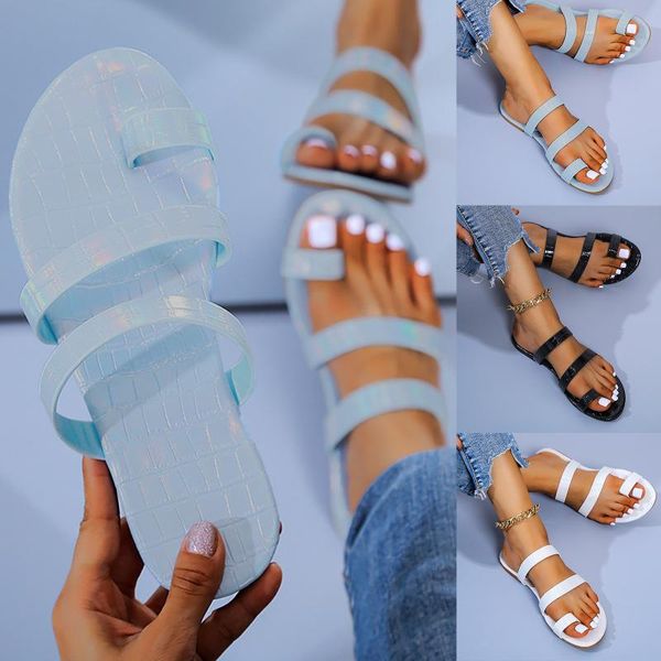 slippers summer womens ladies flat flip flops casual slip on round toe fashion beach shoes plus size breathable mujer, Black
slippers summer womens ladies flat flip flops casual slip on round toe fashion beach shoes plus size breathable mujer, Black