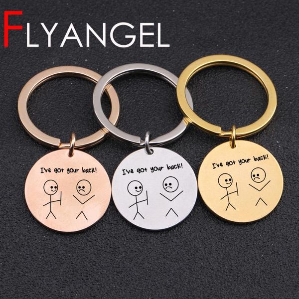 keychains creative stick figure key chains engraved i've got your back keyring gift to colleagues friends keys holder jewelry tag, Silver
keychains creative stick figure key chains engraved i've got your back keyring gift to colleagues friends keys holder jewelry tag, Silver