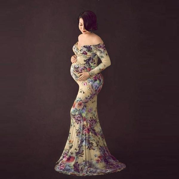 women pregnants pography props print off shoulder long sleeve solid dresses maternity dress robe for po shooting 2021, White
women pregnants pography props print off shoulder long sleeve solid dresses maternity dress robe for po shooting 2021, White