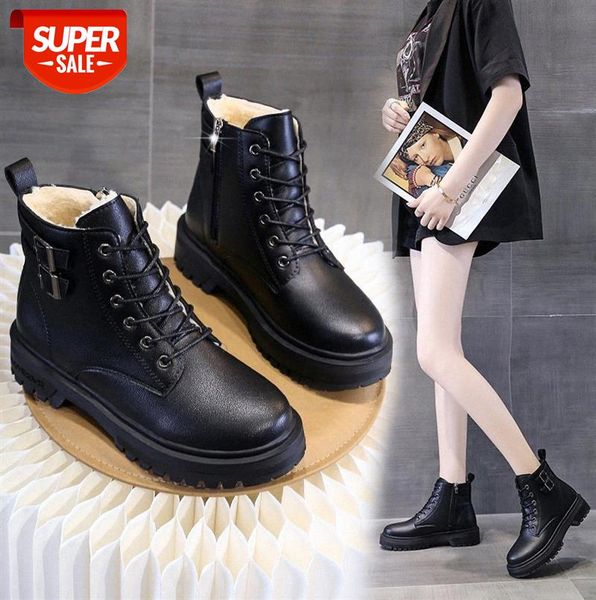 thick-heeled martin boots women's british style show feet small short net red round head thin #ky8r
thick-heeled martin boots women's british style show feet small short net red round head thin #ky8r