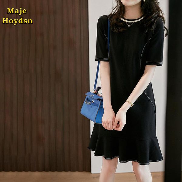 casual dresses maje hoydsn 2021 summer round neck temperament short sleeve dress commuting loose show thin leisure fashion, Black;gray
casual dresses maje hoydsn 2021 summer round neck temperament short sleeve dress commuting loose show thin leisure fashion, Black;gray