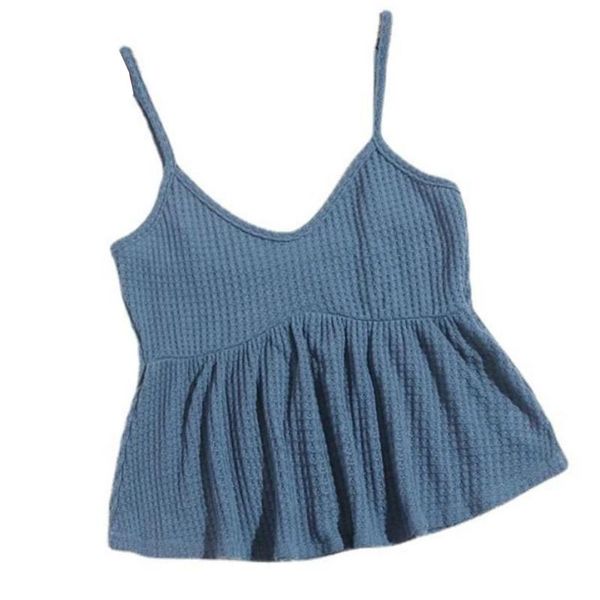 women's tanks & camis women spaghetti strap crop v-neck waffle knitted ruffles hem camisole casual simple solid color peplum vest, White
women's tanks & camis women spaghetti strap crop v-neck waffle knitted ruffles hem camisole casual simple solid color peplum vest, White