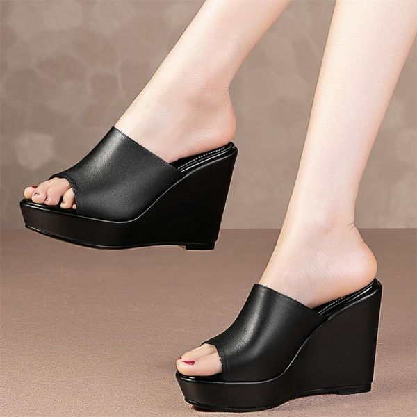 sandals black white slippers women genuine leather wedges high heel gladiator female peep toe platform pumps shoes casual
sandals black white slippers women genuine leather wedges high heel gladiator female peep toe platform pumps shoes casual