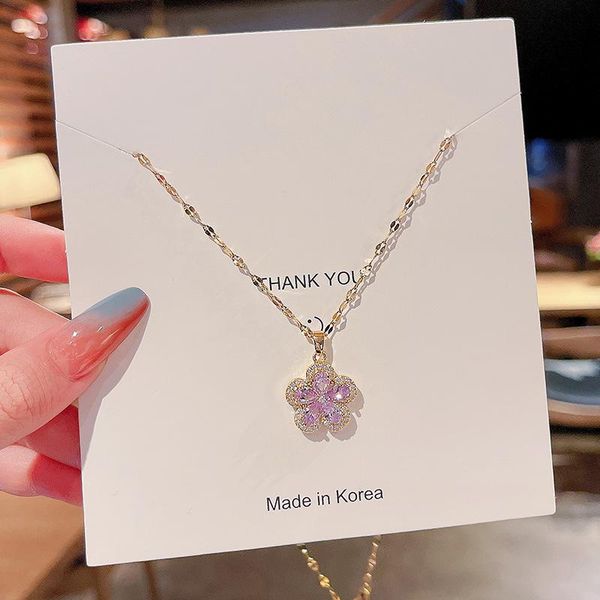 pendant necklaces 2021 simple diamond crystal zircon flower necklace for women korean fashion jewelry luxury party girl sexy, Silver
pendant necklaces 2021 simple diamond crystal zircon flower necklace for women korean fashion jewelry luxury party girl sexy, Silver