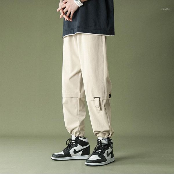 men's pants thin men loose drawstring trousers fashion korean casual straight tooling student cotton ankle length, Black
men's pants thin men loose drawstring trousers fashion korean casual straight tooling student cotton ankle length, Black