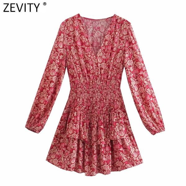 casual dresses zevity women elegant v neck totem floral print elastic waist ruffles mini dress female chic long sleeve slim vestidos 8778, Black;gray
casual dresses zevity women elegant v neck totem floral print elastic waist ruffles mini dress female chic long sleeve slim vestidos 8778, Black;gray