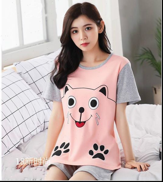 comfortable home clothes milk womens sleepwears silk summer pajamas sets thin laides suit short sleeve pyjamas, Black;red
comfortable home clothes milk womens sleepwears silk summer pajamas sets thin laides suit short sleeve pyjamas, Black;red