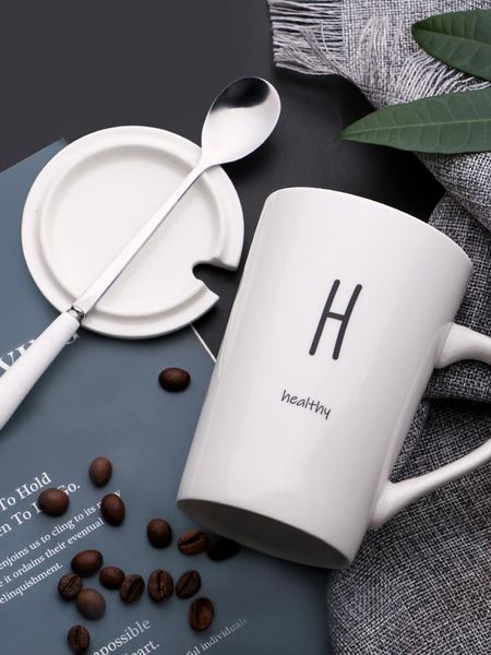 creative personality ceramic mug with lid spoon drinking cup trend couple men and women home milk coffee tea mugs
creative personality ceramic mug with lid spoon drinking cup trend couple men and women home milk coffee tea mugs