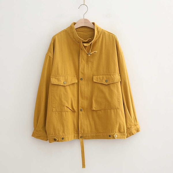 perhaps u women yellow green black denim jacket button pocket long sleeves turn down collar loose back letter jean coat c0209 210529, Black;brown
perhaps u women yellow green black denim jacket button pocket long sleeves turn down collar loose back letter jean coat c0209 210529, Black;brown