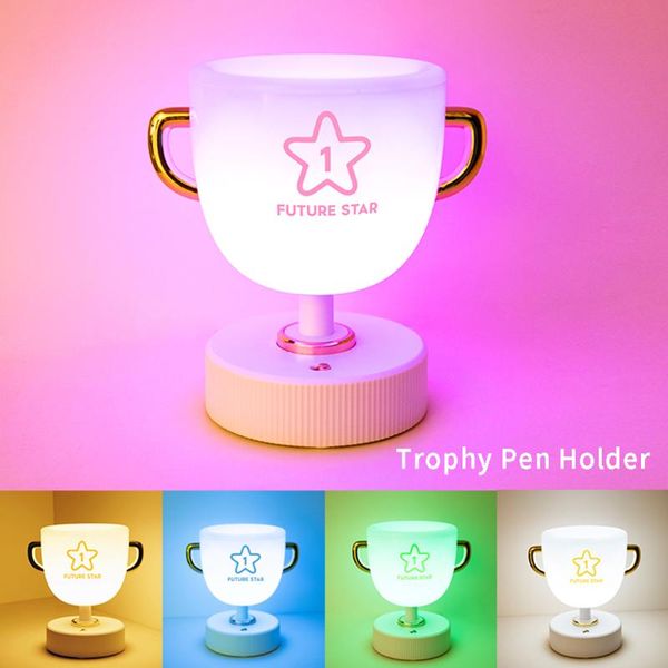 table lamps creative trophy led lamp night light desk eye protection learning multi-function bracket pen holder
table lamps creative trophy led lamp night light desk eye protection learning multi-function bracket pen holder