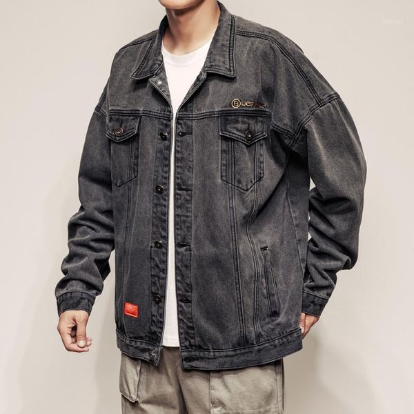 men's jackets 2021 spring and autumn men hip hop solid denim loose plus size 5xl streetwear casual fashion jean jacket coat, Black;brown
men's jackets 2021 spring and autumn men hip hop solid denim loose plus size 5xl streetwear casual fashion jean jacket coat, Black;brown