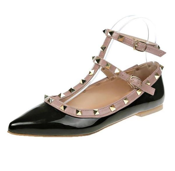sandals shallow mouth baotou single shoes women 2021 summer fashion pointed rivets word with flat casual, Black
sandals shallow mouth baotou single shoes women 2021 summer fashion pointed rivets word with flat casual, Black