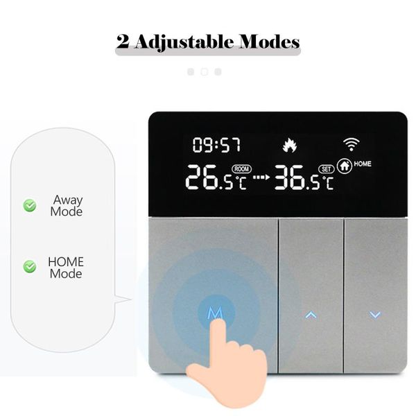 smart home control wifi thermostat app programmable temperature controller water heating/electric heating/boiler heating radiator 
smart home control wifi thermostat app programmable temperature controller water heating/electric heating/boiler heating radiator