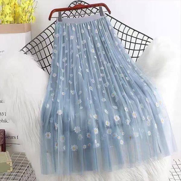 summer girls floral printed womens skirt elegant double layer mesh midi fashion women streetwear high waist tulle pleated ds253, Black
summer girls floral printed womens skirt elegant double layer mesh midi fashion women streetwear high waist tulle pleated ds253, Black