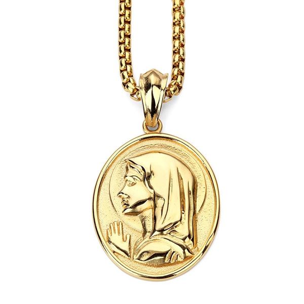 pendant necklaces stainless steel lucky enamel blessed virgin mary pendants & chain men women christianity jewelry gold black color, Silver
pendant necklaces stainless steel lucky enamel blessed virgin mary pendants & chain men women christianity jewelry gold black color, Silver