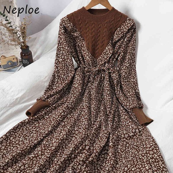 neploe slim waist drawstring knitted patchwork dresses autumn sweet chic flower print women dress o-neck pullover vestidos 210423, Black;gray
neploe slim waist drawstring knitted patchwork dresses autumn sweet chic flower print women dress o-neck pullover vestidos 210423, Black;gray