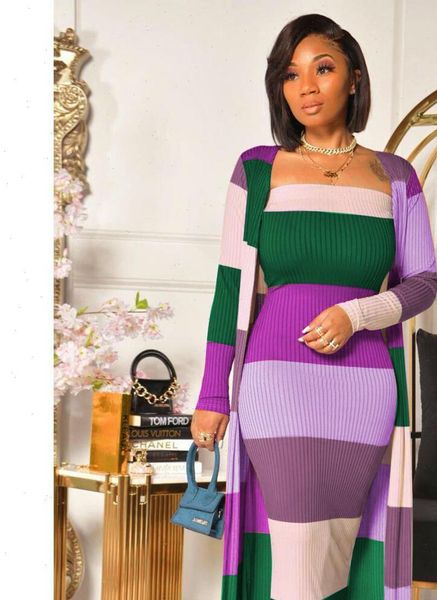 felyn quality fashion design womens dresses 2 pcs set striped x long outwear and strapless maxi dress, White
felyn quality fashion design womens dresses 2 pcs set striped x long outwear and strapless maxi dress, White