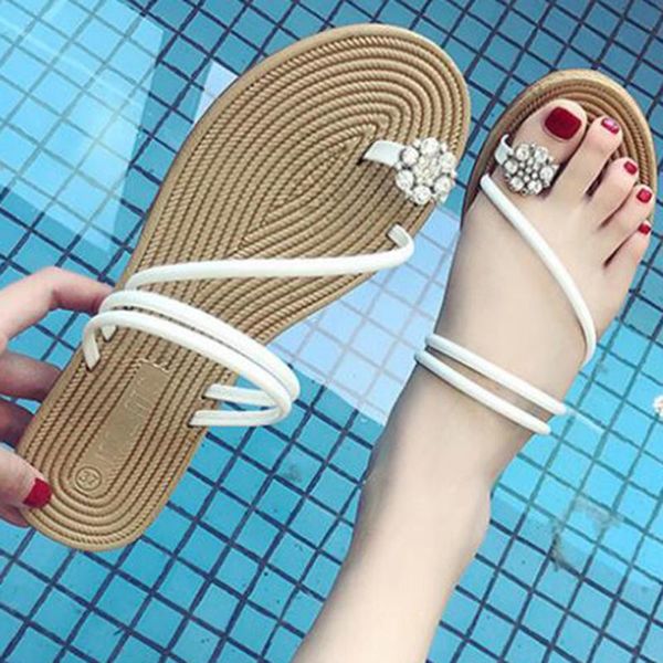 slippers summer fashion outer wear shoes women flat rhinestone flip-flops sandals women's female ladies zapatos de mujer xx114, Black
slippers summer fashion outer wear shoes women flat rhinestone flip-flops sandals women's female ladies zapatos de mujer xx114, Black
