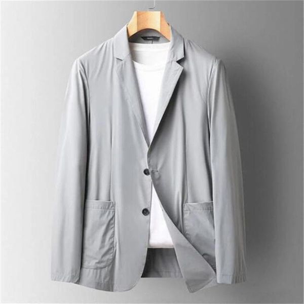 men's suits & blazers 2021 summer thin high stretch milk silk single layer men casual suit business jacket fashion office slim coats, White;black
men's suits & blazers 2021 summer thin high stretch milk silk single layer men casual suit business jacket fashion office slim coats, White;black