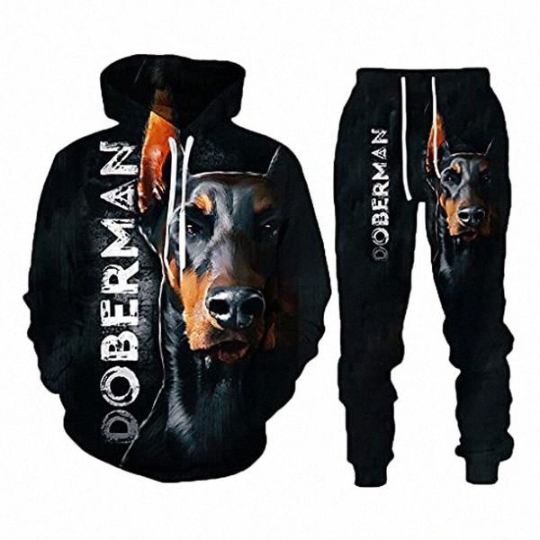 autumn winter 3d doberman printed hoodies sweatpants men's hooded sweatshirt sets sportswear tracksuit suit 08092 3xl y90y#, Gray
autumn winter 3d doberman printed hoodies sweatpants men's hooded sweatshirt sets sportswear tracksuit suit 08092 3xl y90y#, Gray