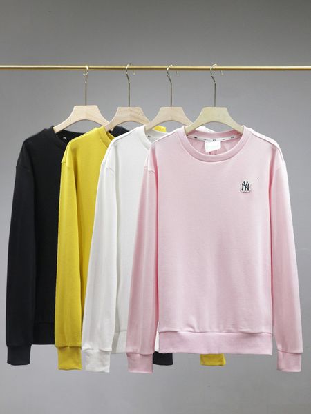 sweatshirts york yank spring small label round neck sweater basic small label embroidered pullover round neck sweater, Black
sweatshirts york yank spring small label round neck sweater basic small label embroidered pullover round neck sweater, Black