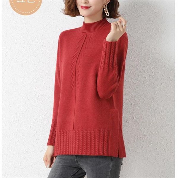 women's sweaters autumn winter sweater women casual plus size knit pullovers loose solid bottoming knitted female top, White;black
women's sweaters autumn winter sweater women casual plus size knit pullovers loose solid bottoming knitted female top, White;black