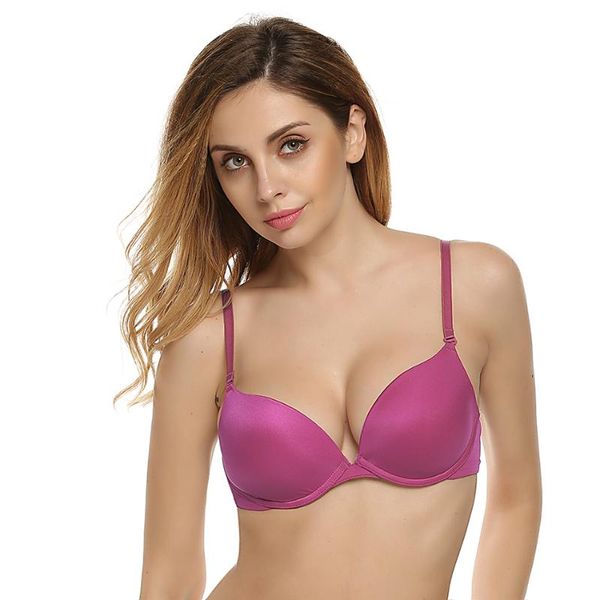 bras ekouaer women plus size underwear padded solid 3/4 cup push up bra seamless adjustable straps lingeire a b c d e, Red;black
bras ekouaer women plus size underwear padded solid 3/4 cup push up bra seamless adjustable straps lingeire a b c d e, Red;black