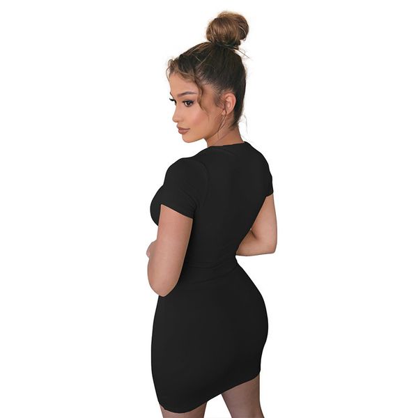 women dress solid color v-neck zipper short sleeve ladies slim fit one-step skirt dresses nightclub casual clothing new 2020, Black;gray
women dress solid color v-neck zipper short sleeve ladies slim fit one-step skirt dresses nightclub casual clothing new 2020, Black;gray