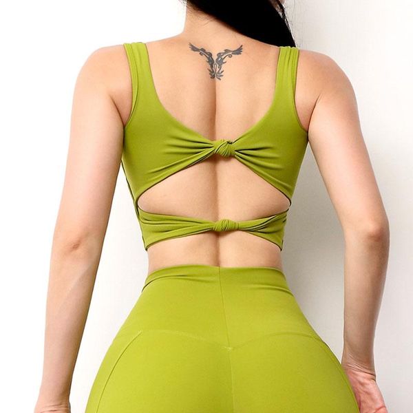 back knot design women sports bra workout gym running women's yoga vest fitness bras clothes outfit
back knot design women sports bra workout gym running women's yoga vest fitness bras clothes outfit